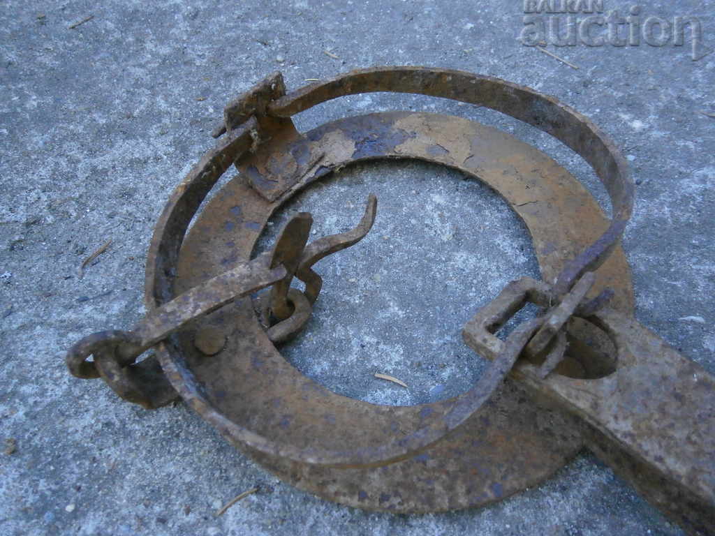 old forged trap for beaded golden ferrets WORKING - 5