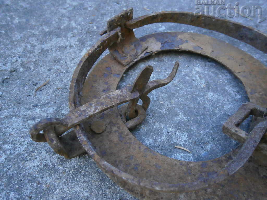 old forged trap for beaded golden ferrets WORKING - 6