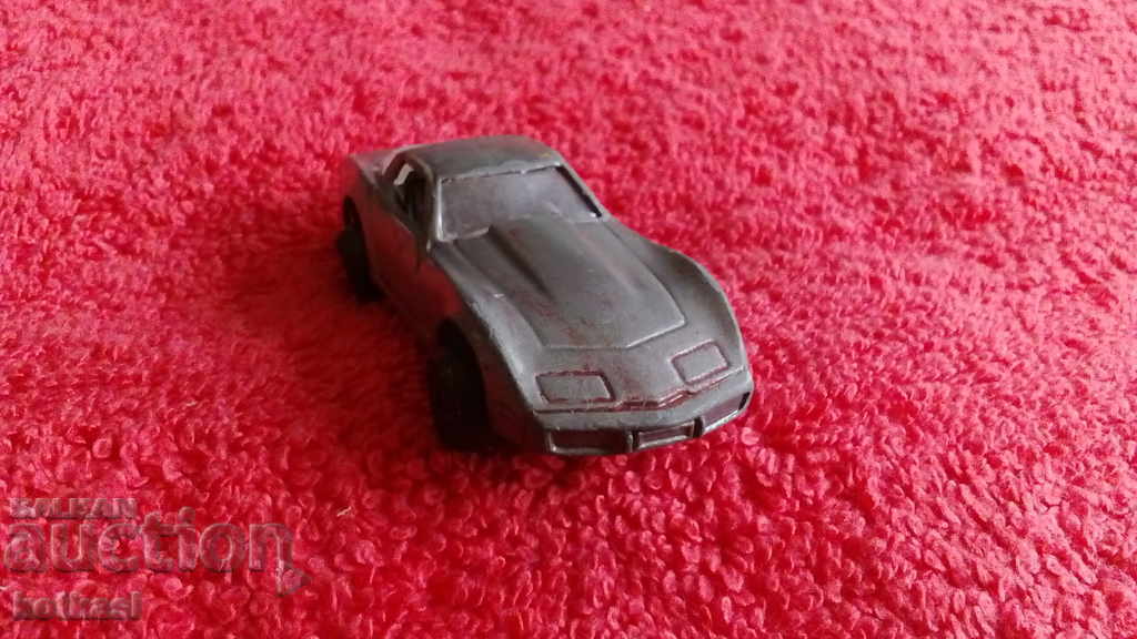 Auction Old small metal car Corvette China Auction Old small metal car Corvette China