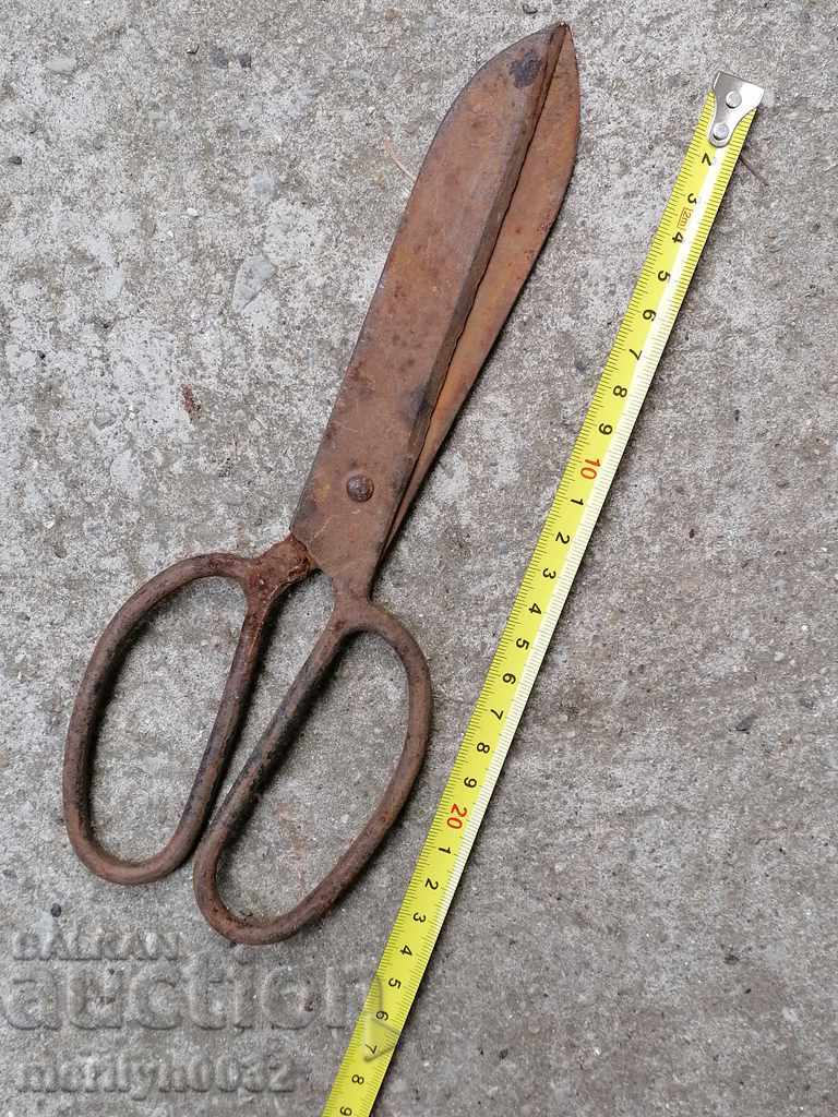 Delivery of Old forged scissors, wrought iron Delivery of Old forged scissors, wrought iron
