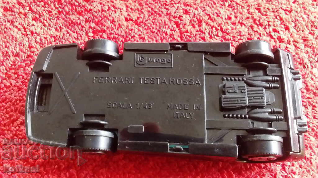 Metal car burago FERRARI TESTAROSSA 1/43 ITALY - 6 Metal car burago FERRARI TESTAROSSA 1/43 ITALY - 6
