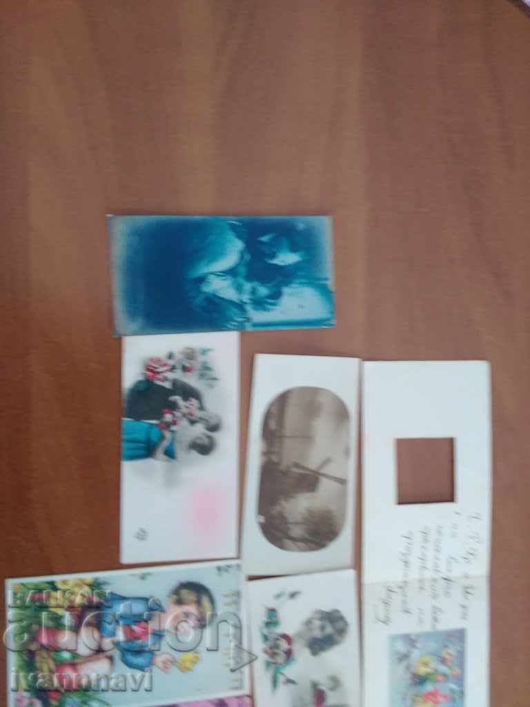 Auction  Old mini cards 1914-1930 9 pieces