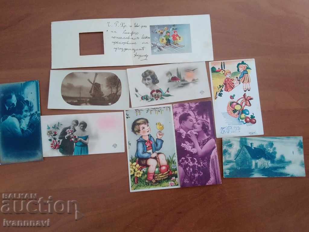 Old mini cards 1914-1930 9 pieces