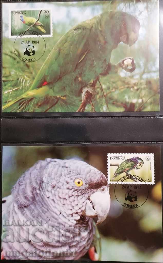 Dominica - rare bird species, WWF with price 12.00 BGN | € 6.14 Dominica - rare bird species, WWF with price 12.00 BGN | € 6.14