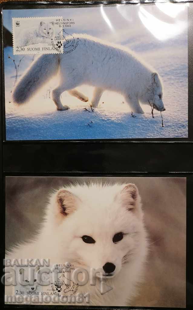 Finland - polar fox, WWF with price 6.00 BGN | € 3.07 Finland - polar fox, WWF with price 6.00 BGN | € 3.07