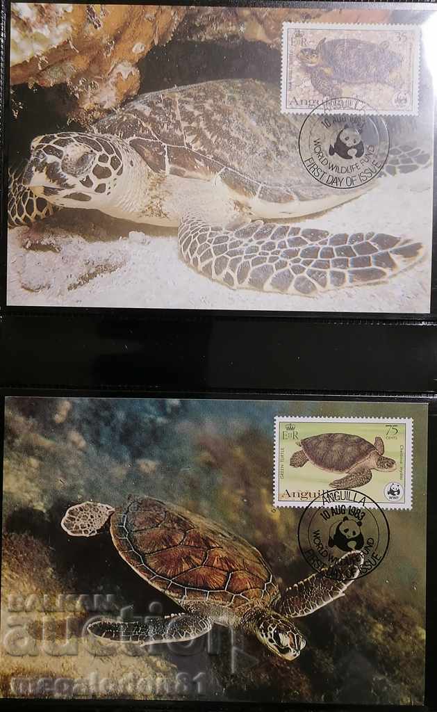 Anguilla - Sea Turtles, WWF with price 20.00 BGN | € 10.23