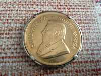 Gold coin Krugerrand 1 oz.Pure gold coin 1979