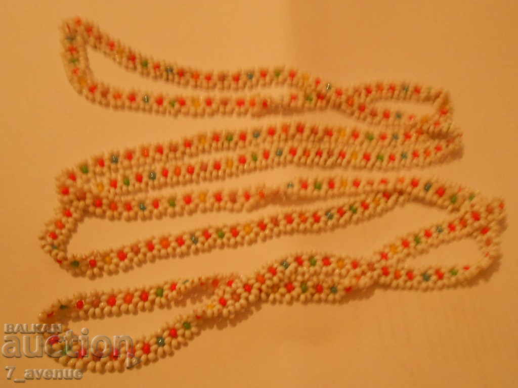 NECKLACE long beautiful handmade, exotic from beads