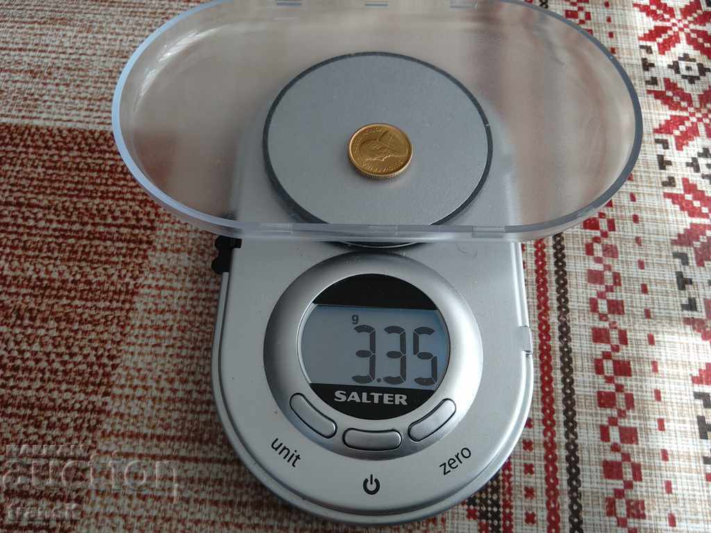 Χρυσό νόμισμα Krugerrand 1/10 oz από καθαρό χρυσό νόμισμα 1984 - 5