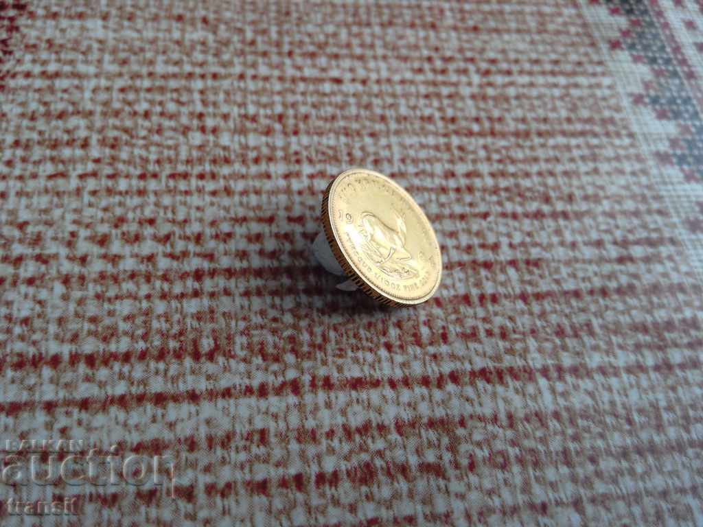 Χρυσό νόμισμα Krugerrand 1/10 oz από καθαρό χρυσό νόμισμα 1984 - 7
