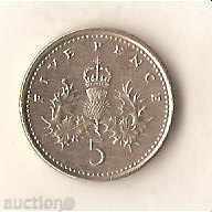 + United Kingdom 5 pence 2006