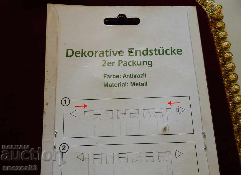 Licitație Vârf pentru gard, vârfuri pentru gard 2 buc