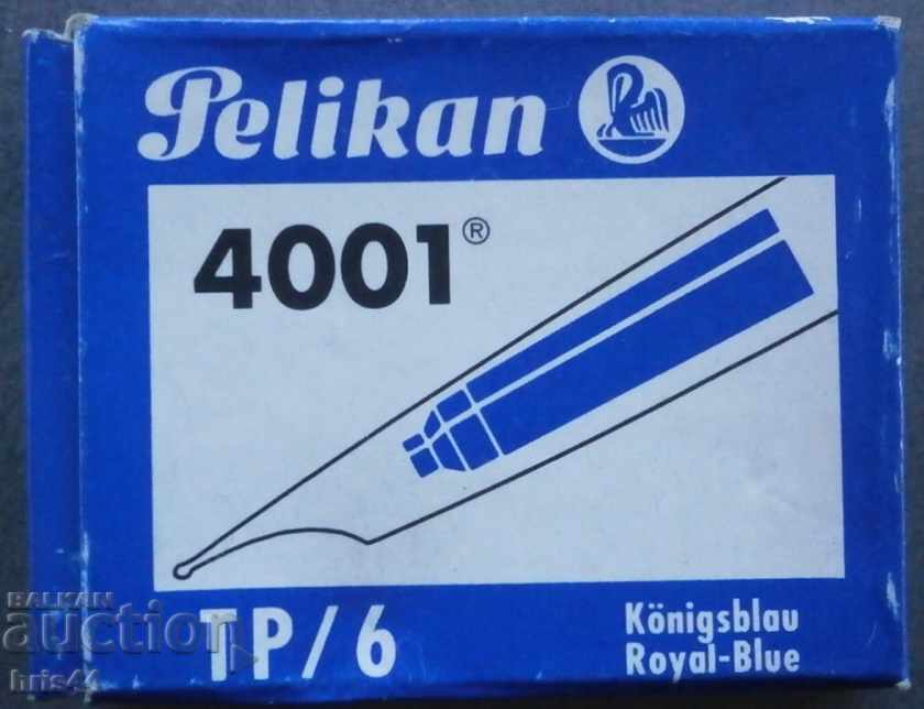 Pelikan 4001 TP/6 Ink Cartridges - Royal Blue