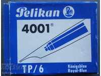 Cartușe de cerneală Pelikan 4001 TP/6 - Albastru regal