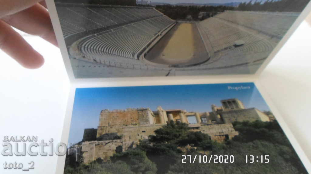 OLD 10-CARD CARDS FROM ATHENS/GREECE/DISCOUNT!!! - 5 OLD 10-CARD CARDS FROM ATHENS/GREECE/DISCOUNT!!! - 5