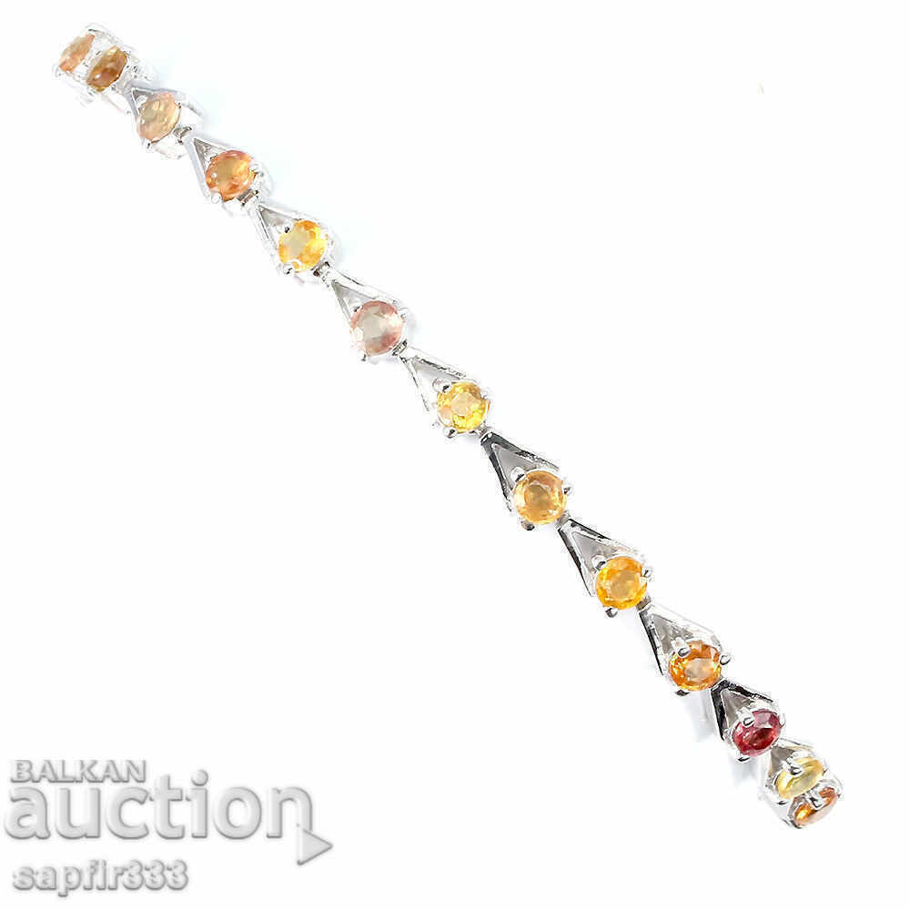 ELEGANT UNISEX BRACELET WITH NATURAL SAPPHIRES with price 457.00 BGN | € 233.66 ELEGANT UNISEX BRACELET WITH NATURAL SAPPHIRES with price 457.00 BGN | € 233.66