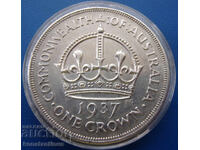 Australia 1 Coroană 1937 Rare