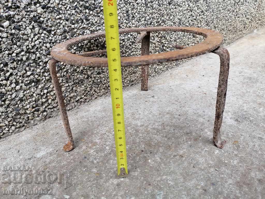Antique wrought iron fire pit stand - 7 Antique wrought iron fire pit stand - 7