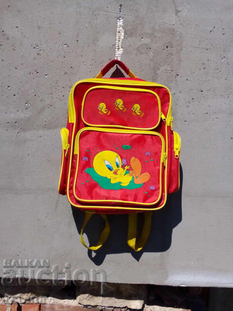 Old children's backpack, backpack