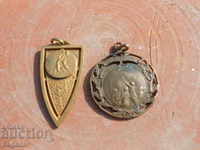 Old basketball medallions
