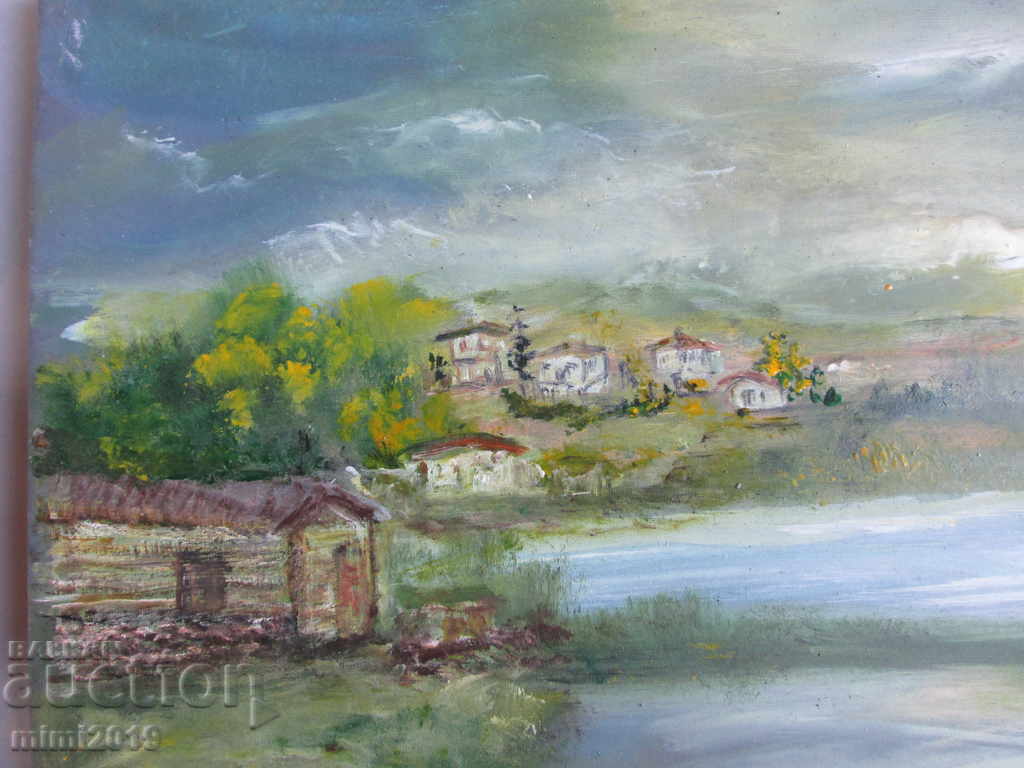 Delivery of Old Large Painting, oil on canvas, signed Dichev, 61x48 cm Delivery of Old Large Painting, oil on canvas, signed Dichev, 61x48 cm