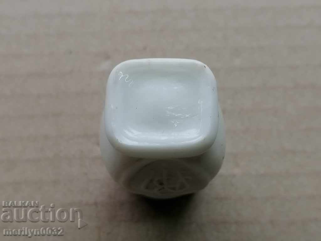 White glass bottle with ointment from the beginning of the 20th century Kingdom of Bulgaria - 7 White glass bottle with ointment from the beginning of the 20th century Kingdom of Bulgaria - 7