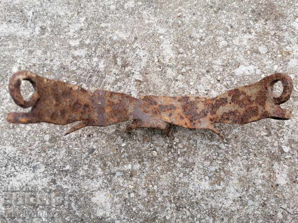 Delivery of An ancient device for the calf of a baby donkey Delivery of An ancient device for the calf of a baby donkey