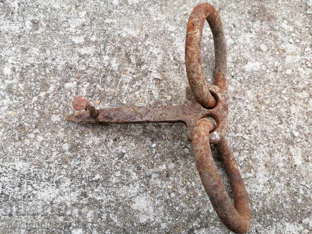 Metal rings, wrought iron for a wagon - 5 Metal rings, wrought iron for a wagon - 5