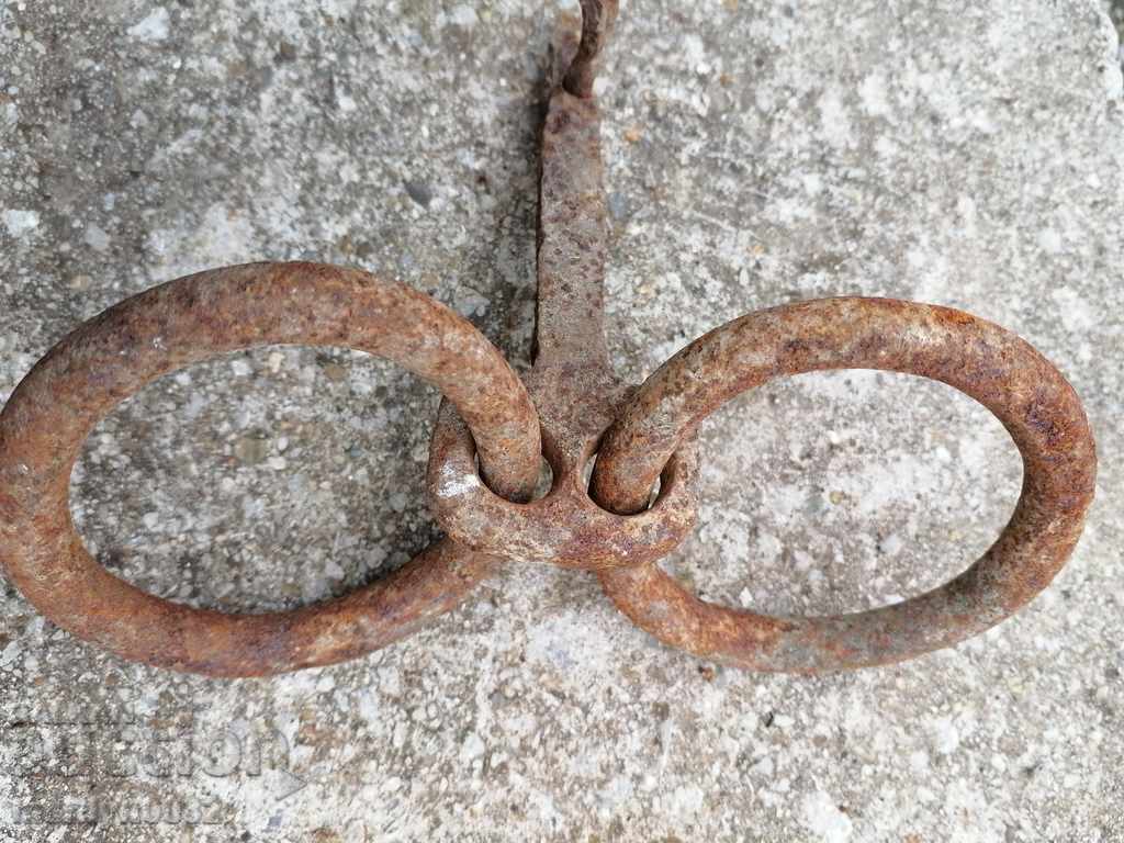 Metal rings, wrought iron for a wagon - 6 Metal rings, wrought iron for a wagon - 6