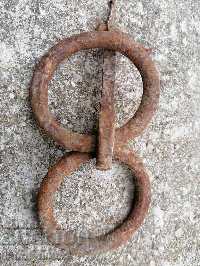 Metal rings, wrought iron for a wagon - 7 Metal rings, wrought iron for a wagon - 7