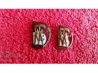 Lot bronze enamel badges insignia VSHV USSR excellent