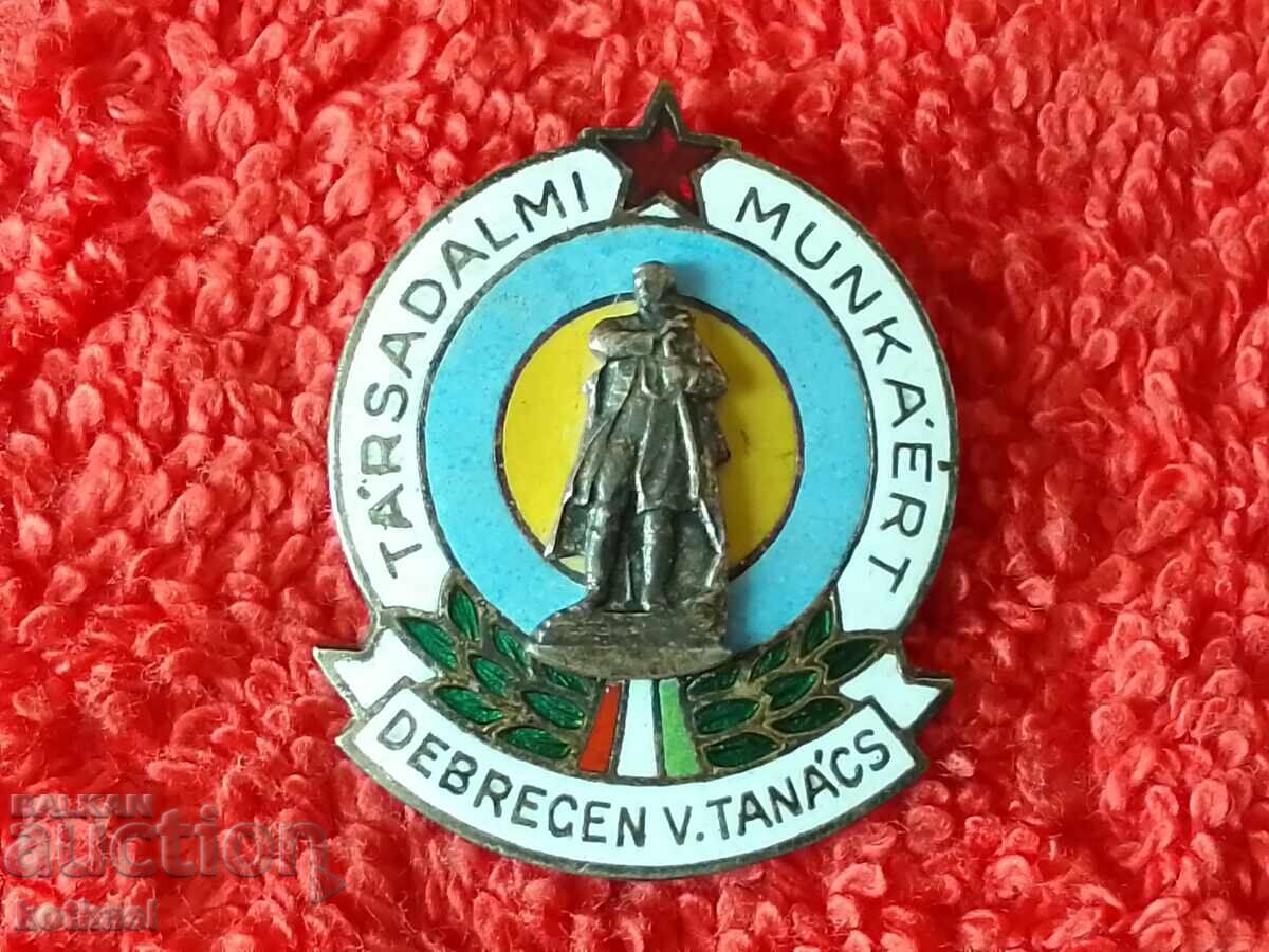 Star Sign bronze enamel Hungary Debrecen - 6 Star Sign bronze enamel Hungary Debrecen - 6