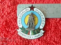 Semn vechi bronz email Ungaria Debrecen