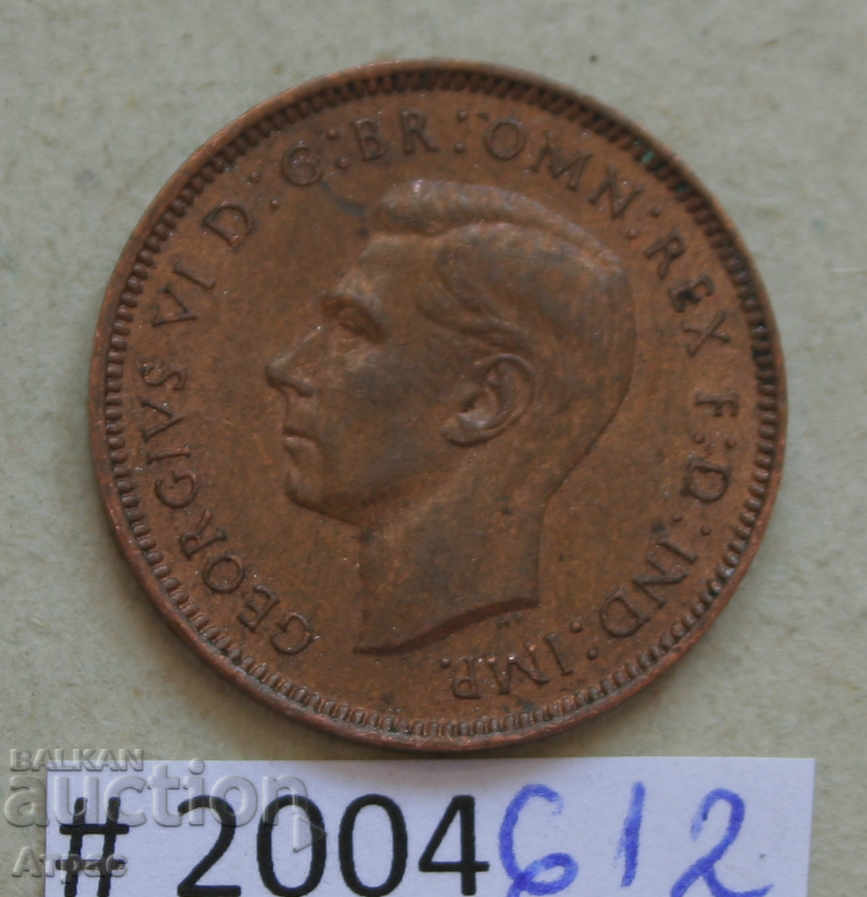 1 farting 1945 Marea Britanie cu preț € 0.77 | 1.51 BGN