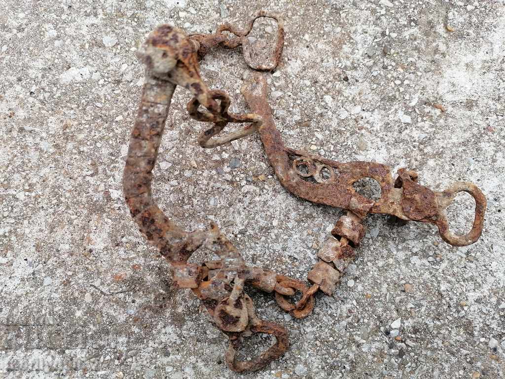Delivery of Old forged bridle, wrought iron, harness Delivery of Old forged bridle, wrought iron, harness