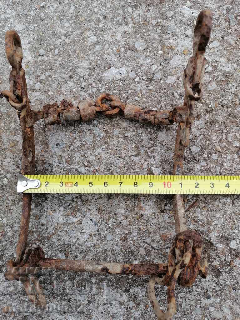 Old forged bridle, wrought iron, harness - 7 Old forged bridle, wrought iron, harness - 7