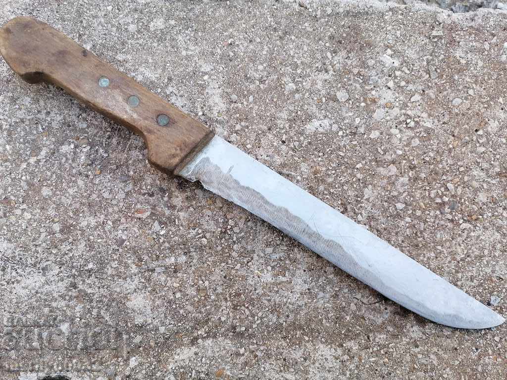 Auction Old butcher kitchen knife blade Auction Old butcher kitchen knife blade