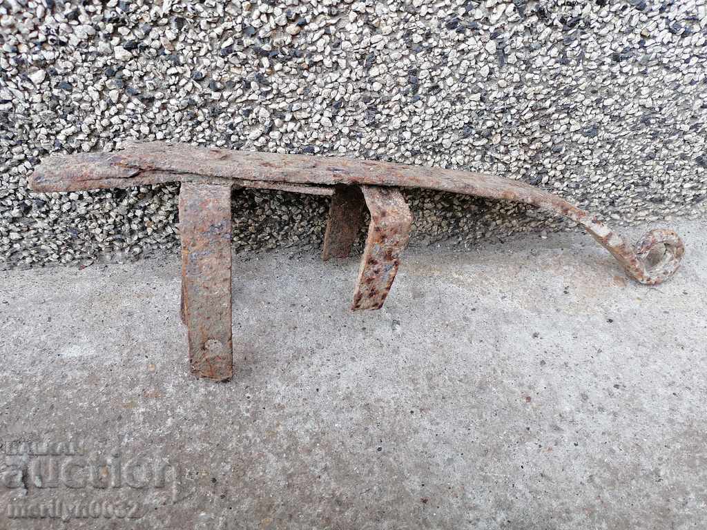 Hand forged wagon brake, wrought iron - 6 Hand forged wagon brake, wrought iron - 6