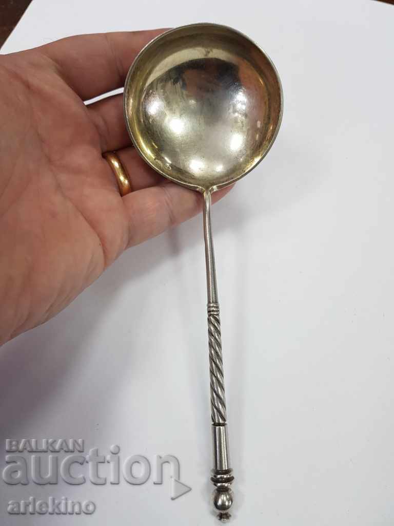 Auction Russian royal silver spoon 84 sample Auction Russian royal silver spoon 84 sample