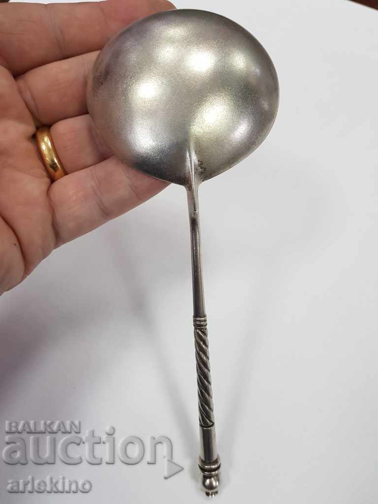 Russian royal silver spoon 84 sample