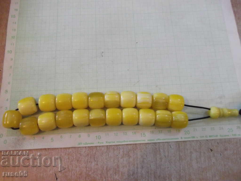 Κομπολόι από κεχριμπάρι Βαλτικής - 123,8 γρ. με τιμή 250.00 BGN | € 127.82 Κομπολόι από κεχριμπάρι Βαλτικής - 123,8 γρ. με τιμή 250.00 BGN | € 127.82