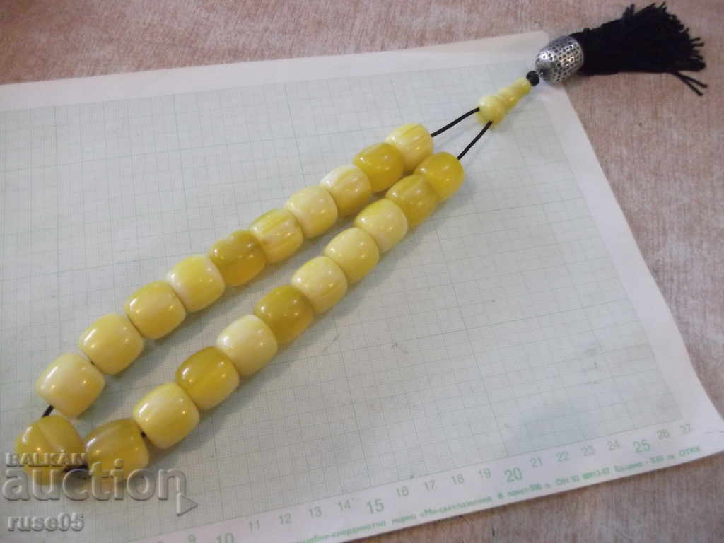 Κομπολόι από κεχριμπάρι Βαλτικής - 123,8 γρ. - 7 Κομπολόι από κεχριμπάρι Βαλτικής - 123,8 γρ. - 7