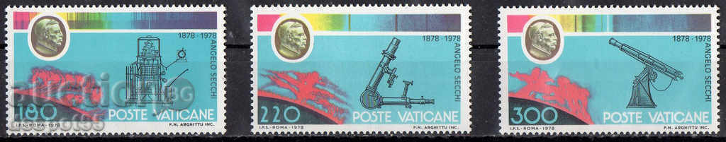 1979. Ватикана. 100 г. от смъртта на Анджело Секи, астроном.