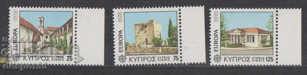 1978. Кипър. Европа - Монументи.