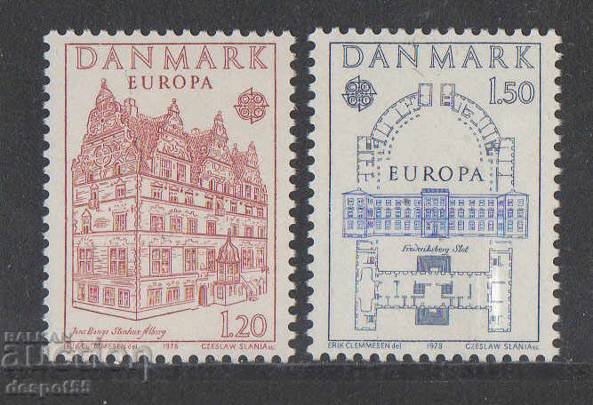1978. Denmark. Europe - Monuments.