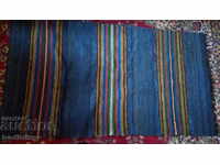 Old hand-woven rug Length 3.10 meters and Width 85 cm