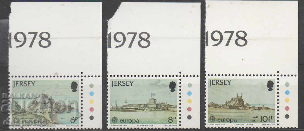 1978. Jersey. Europa - Monumente.