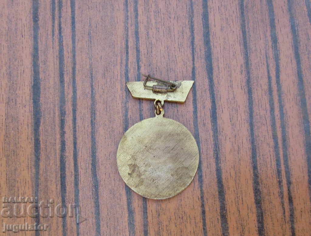 Доставка на стар Монголски военен бронзов медал Монголия Доставка на стар Монголски военен бронзов медал Монголия