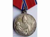 Μετάλλιο της Ρωσίας "Για το θάρρος στη φωτιά", ασημί