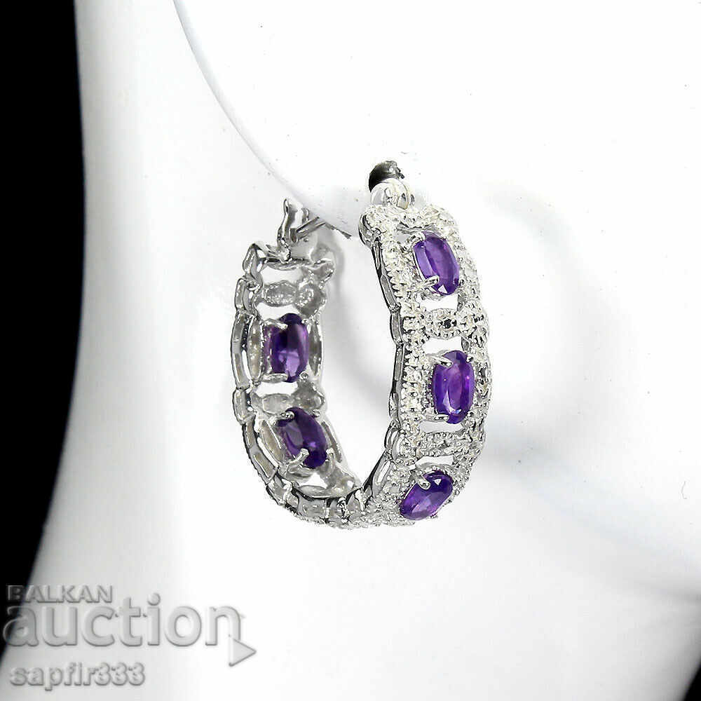 DIVINE DESIGNER EARRINGS AMETHYST IN PURITY IF with price 192.00 BGN | € 98.17 DIVINE DESIGNER EARRINGS AMETHYST IN PURITY IF with price 192.00 BGN | € 98.17